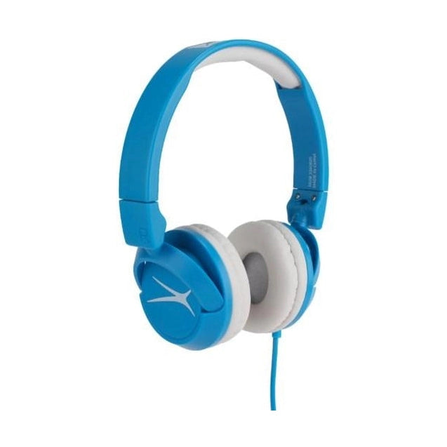 BLUE CORDED HEADPHONES KID SAFE AGES 6-9